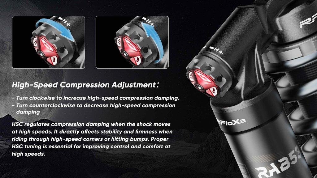 RFLOXA Hawk31 Max front fork suspension detail