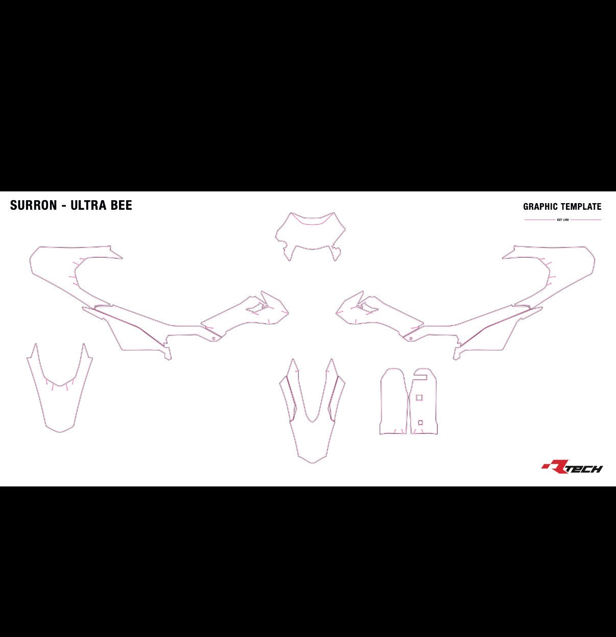 Ultra Bee RTech Plastic Decal Kit