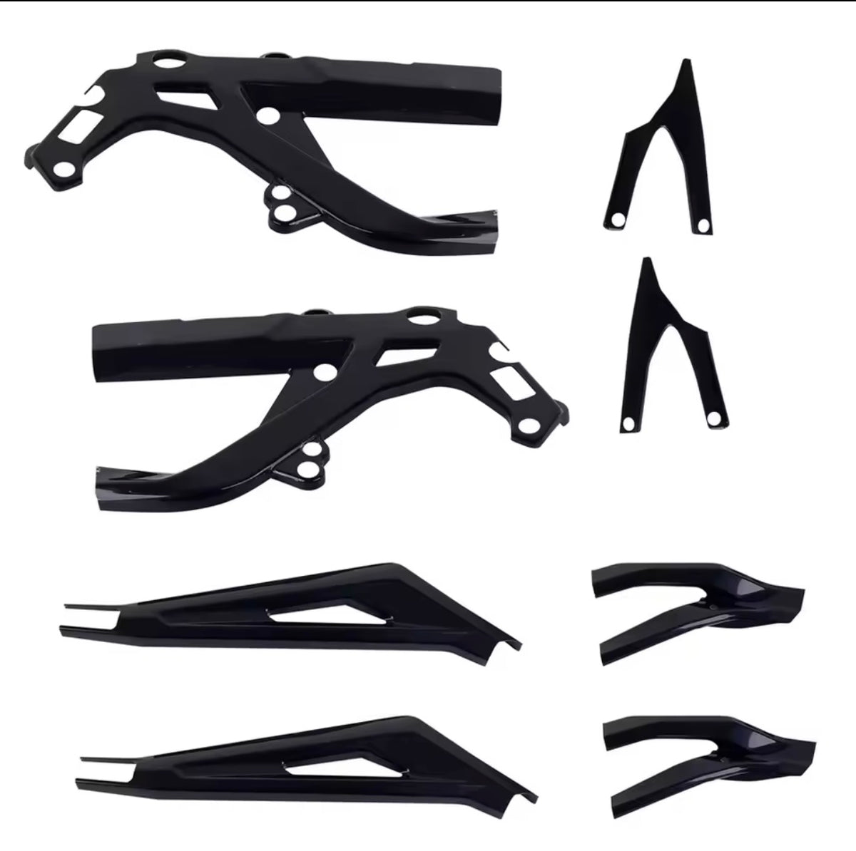 Glossy Black Frame Guards