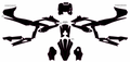 Sur-ron Hyper Bee Decals — Plate, Fenders, Forks & Full Body Kit
