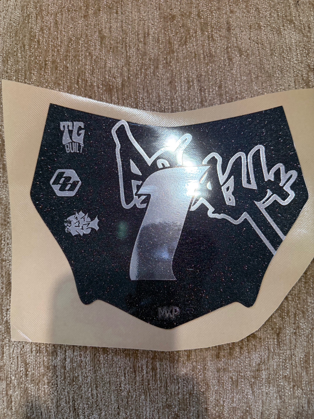 Motocuts ‘Peak’ Logo Decal