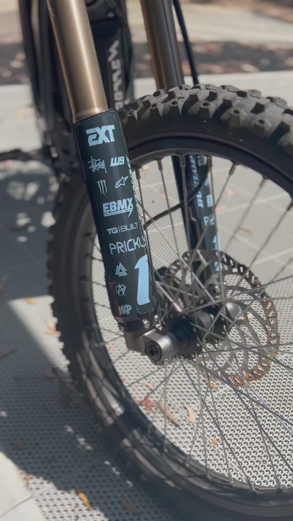 Emoto Fork Decals Set