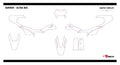 Surron Ultra Bee RTech plastics decal kit design template